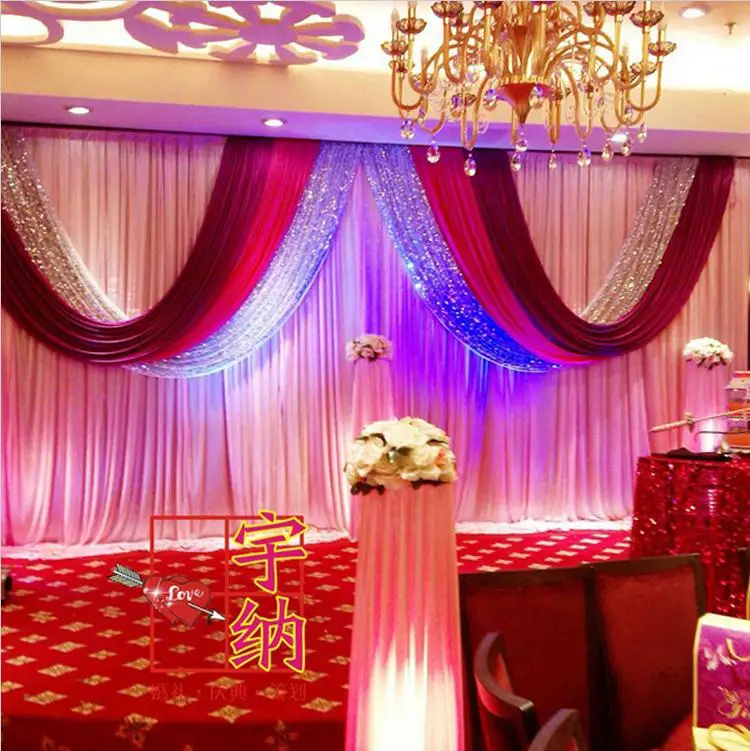 10X20FT white wedding backdrop curtain with red silver sequins wedding stage decoration sparking wedding wall backdrop curtain
10X20FT white wedding backdrop curtain with red silver sequins wedding stage decoration sparking wedding wall backdrop curtain