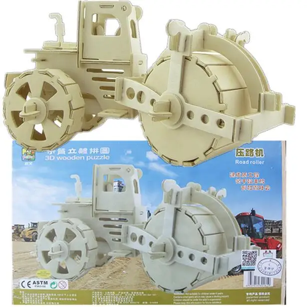 candice guo wooden toy 3D puzzle hand work DIY assemble game woodcraft kit road roller decoration boy birthday Christmas gift 1p
candice guo wooden toy 3D puzzle hand work DIY assemble game woodcraft kit road roller decoration boy birthday Christmas gift 1p