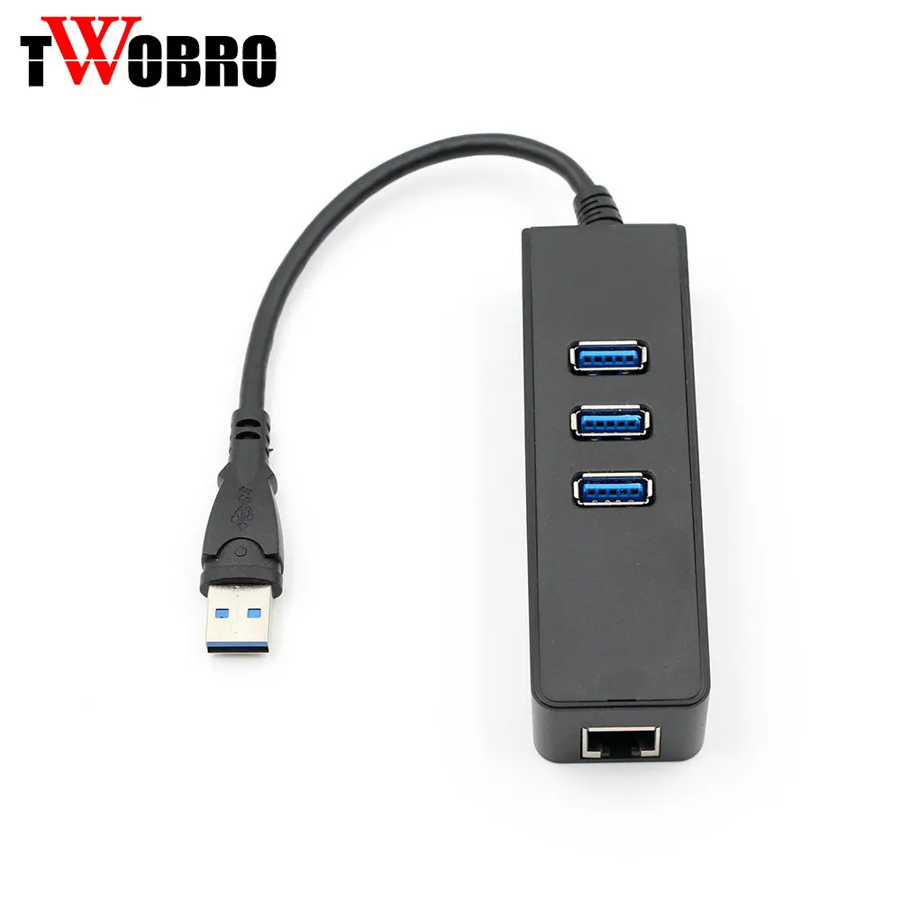 Высокая Скорость мини USB 3 0 концентратор Порты 5 Гбит/с 1 и разъёмы Ethernet адаптер к