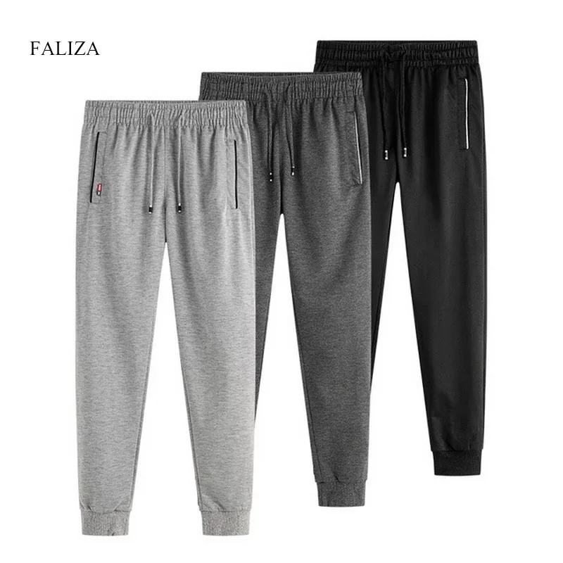 FALIZA New Casual Jogger Pants Men Autumn Male Trousers Mens Joggers Solid Pants Elastic Men Sweatpants Fashion Tracksuit PA18
FALIZA New Casual Jogger Pants Men Autumn Male Trousers Mens Joggers Solid Pants Elastic Men Sweatpants Fashion Tracksuit PA18