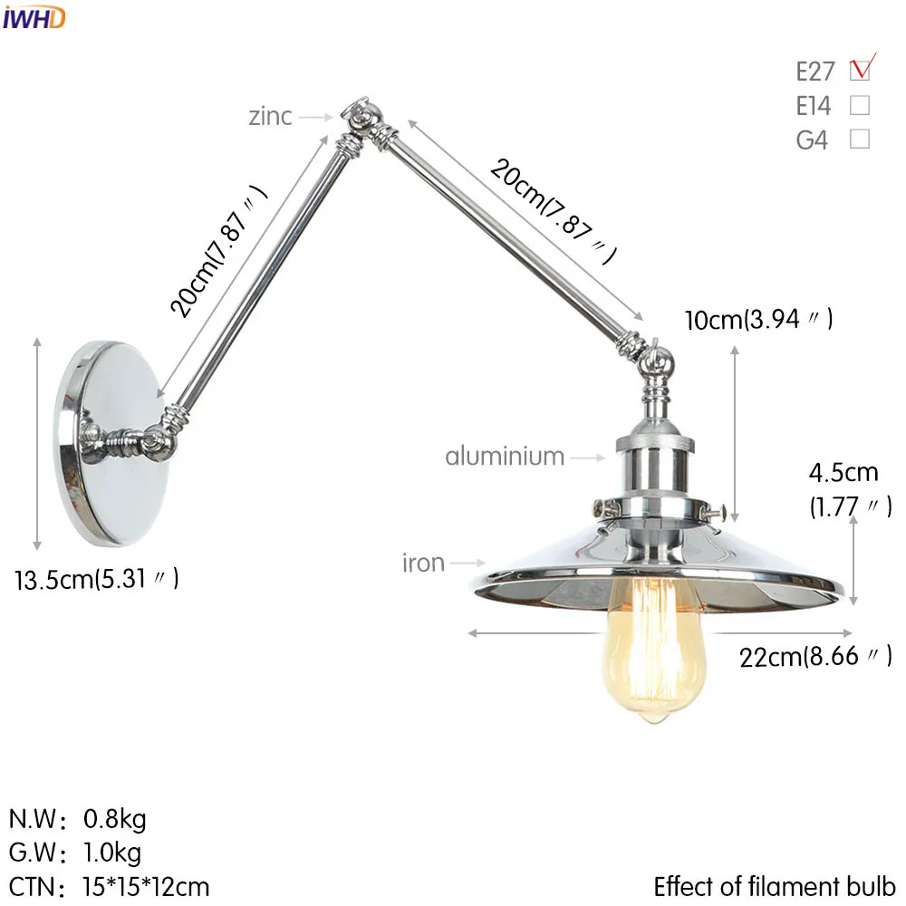 Настенные светильники IWHD Лофт
Настенные светильники IWHD Лофт