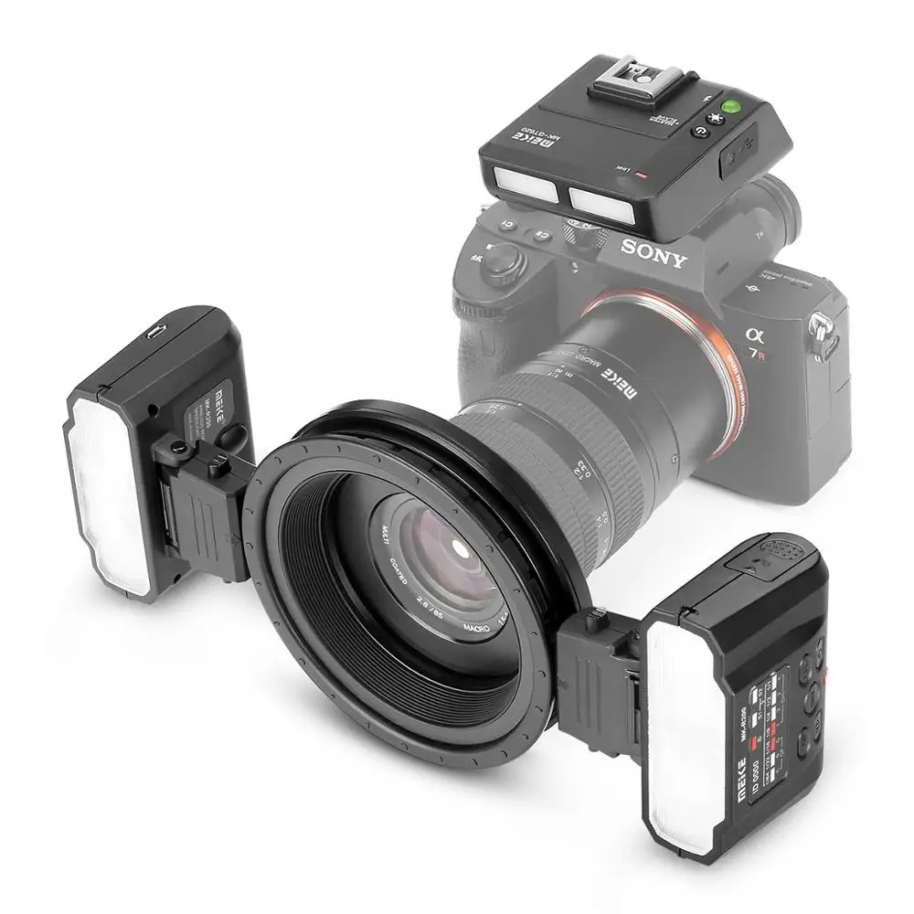 Mcoplus MK-MT24 Macro Twin Lite Flash for Sony A7 A7R A7S A7II A7RII A5000 A5100 NEX6 NEX7 NEX3 NEX5 A6000 A6300 A6500 Cameras
Mcoplus MK-MT24 Macro Twin Lite Flash for Sony A7 A7R A7S A7II A7RII A5000 A5100 NEX6 NEX7 NEX3 NEX5 A6000 A6300 A6500 Cameras
