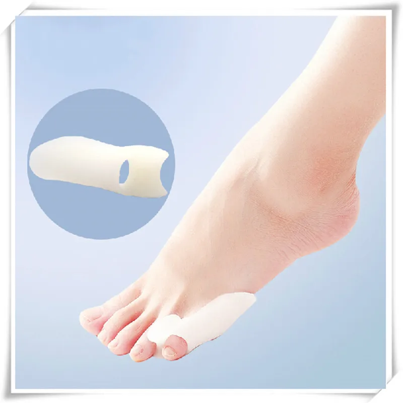 2pcs/pair Medical Silica Gel Hallux Valgus Corrector Toe Separator Protector Bunion Foot Bone Guard Health Feet Care #993
2pcs/pair Medical Silica Gel Hallux Valgus Corrector Toe Separator Protector Bunion Foot Bone Guard Health Feet Care #993