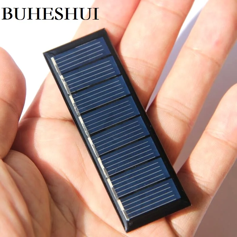 BUHESHUI Wholesale 4V 50MA Solar Panel Polycrystalline DIY Solar Charger For 2.4V/3V Battery Study 75*25MM 1000Pcs
BUHESHUI Wholesale 4V 50MA Solar Panel Polycrystalline DIY Solar Charger For 2.4V/3V Battery Study 75*25MM 1000Pcs