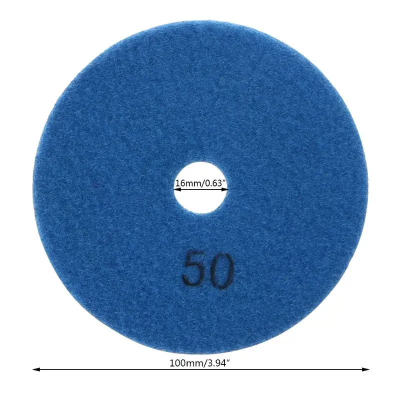 7pcs/Lot Grinding Discs 4" Wet Diamond Polishing Pad for Glass Granite Marble Stone Grinding Wheel Flexible Sandpaper
7pcs/Lot Grinding Discs 4" Wet Diamond Polishing Pad for Glass Granite Marble Stone Grinding Wheel Flexible Sandpaper