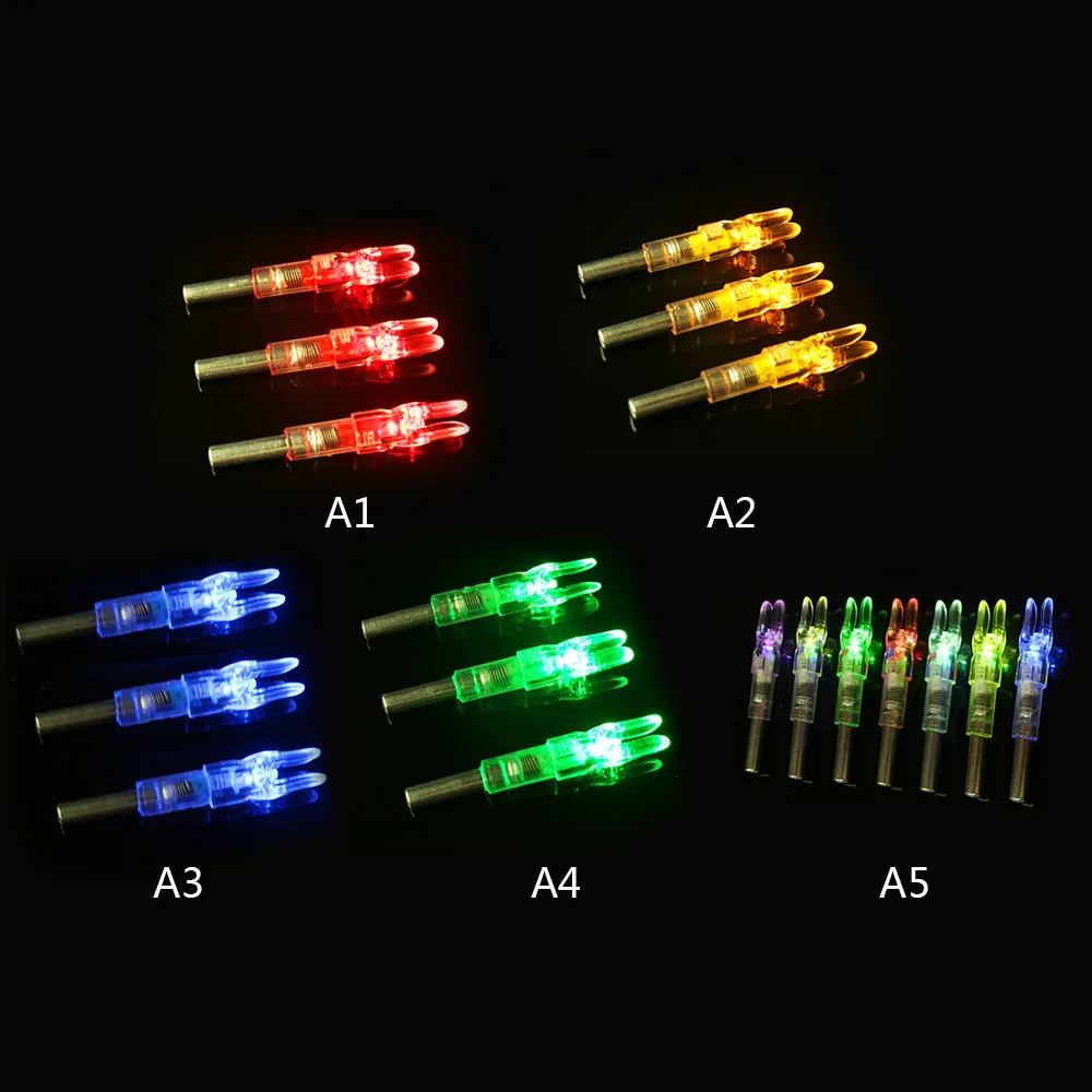 3pcs Automatically Lighted Bow String Activated LED Lighted Nock for ID 6.2 Mm Archery Arrow Accessory Shooting Hunting Tools
3pcs Automatically Lighted Bow String Activated LED Lighted Nock for ID 6.2 Mm Archery Arrow Accessory Shooting Hunting Tools