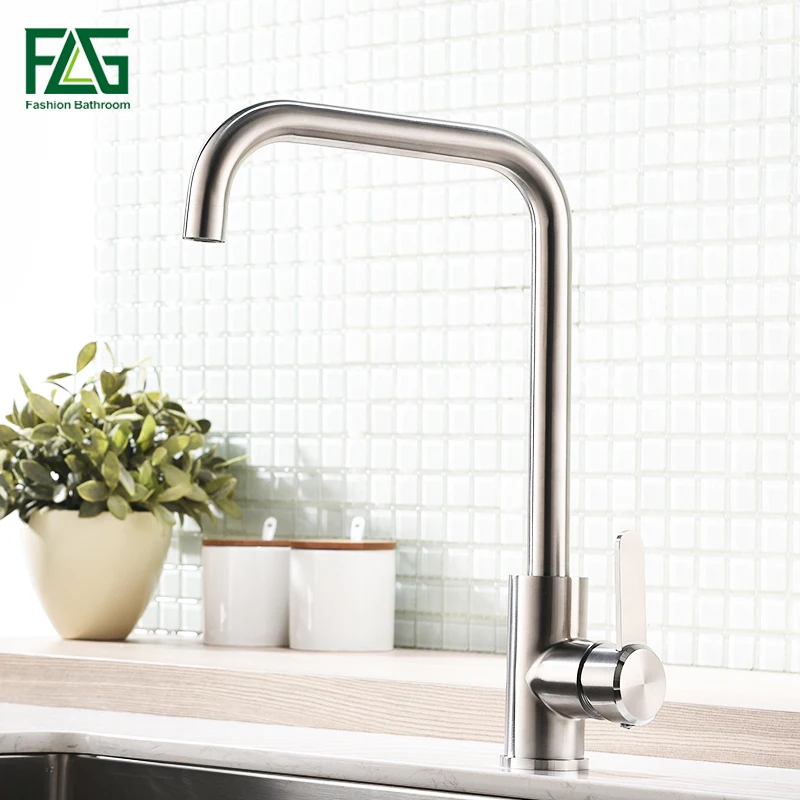 FLG Kitchen Faucets Kitchen Hot Cold Water Mixer Pure Water Tap 304 Stainless Steel Faucets 360 Swivel
FLG Kitchen Faucets Kitchen Hot Cold Water Mixer Pure Water Tap 304 Stainless Steel Faucets 360 Swivel