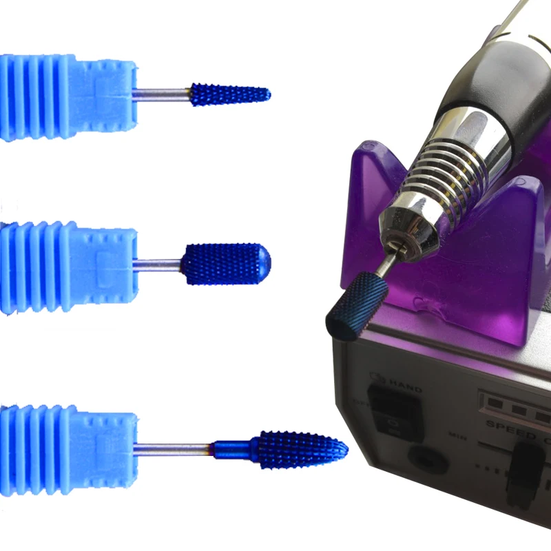 3 Types Blue Tungsten Carbide Burrs Nano Coating Nail Drill Bit Metal Bits For Manicure Electric Nail Drill Accessories
3 Types Blue Tungsten Carbide Burrs Nano Coating Nail Drill Bit Metal Bits For Manicure Electric Nail Drill Accessories
