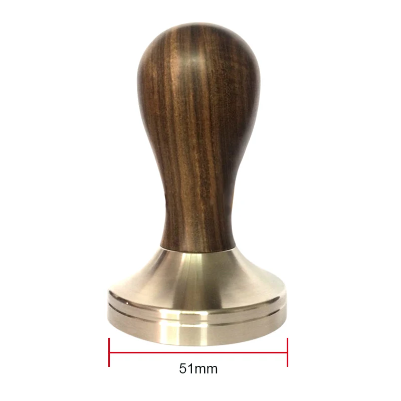 Coffee Tamper Stamping Plate Panar Sandalwood Handle Powder Hammer Coffee Accessories 51mm 2019ing
Coffee Tamper Stamping Plate Panar Sandalwood Handle Powder Hammer Coffee Accessories 51mm 2019ing