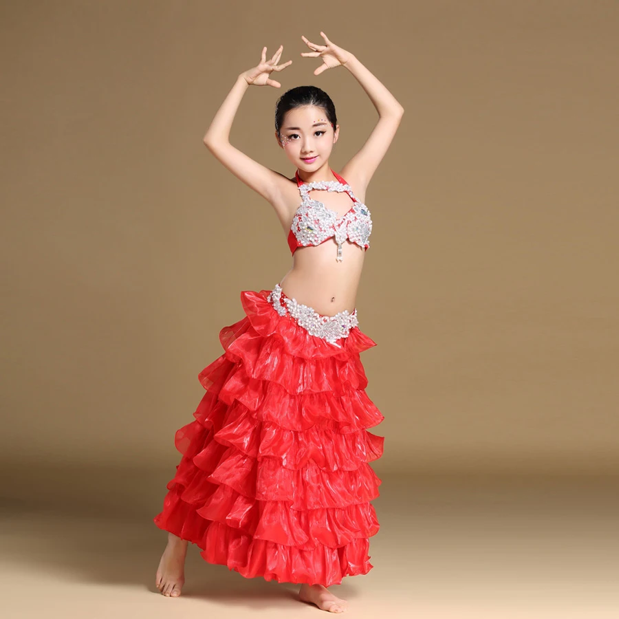 Kids Stage Performance Belly Dancing Clothes Oriental Outfit Girls Belly Dance Costume Set for Children Bra Belt and Skirts
Kids Stage Performance Belly Dancing Clothes Oriental Outfit Girls Belly Dance Costume Set for Children Bra Belt and Skirts