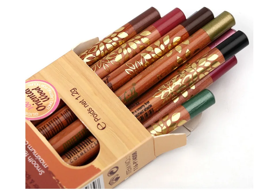 12pcs/lot 12 Colors Eye Make Up Eyeliner Pencil Waterproof Eyebrow Beauty Pen Eye Liner Lip sticks Cosmetics Eyes Makeup
12pcs/lot 12 Colors Eye Make Up Eyeliner Pencil Waterproof Eyebrow Beauty Pen Eye Liner Lip sticks Cosmetics Eyes Makeup