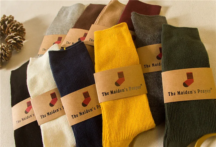 A pack of 5 pairs autumn winter New Multicolor Soild women Pile socks Sweet Warm-tone Candy socks female tube socks 
A pack of 5 pairs autumn winter New Multicolor Soild women Pile socks Sweet Warm-tone Candy socks female tube socks