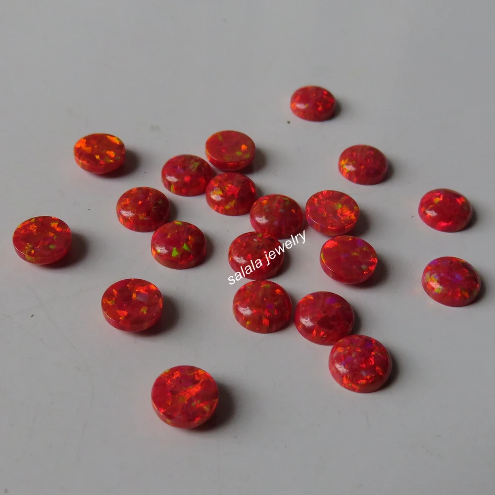 100pcs/lot OP45 Flame Red 6mm Round Opal Round Flat Bottom Opal Stone Synthetic Round Cabochon Fire Opal Stone
100pcs/lot OP45 Flame Red 6mm Round Opal Round Flat Bottom Opal Stone Synthetic Round Cabochon Fire Opal Stone