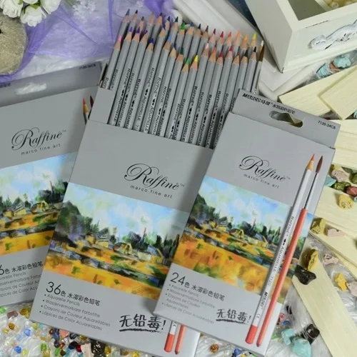 24/36 Colors Watercolor Pencils lapis de cor professional lapis escolar school paint water soluble color hydrotropic carton
24/36 Colors Watercolor Pencils lapis de cor professional lapis escolar school paint water soluble color hydrotropic carton