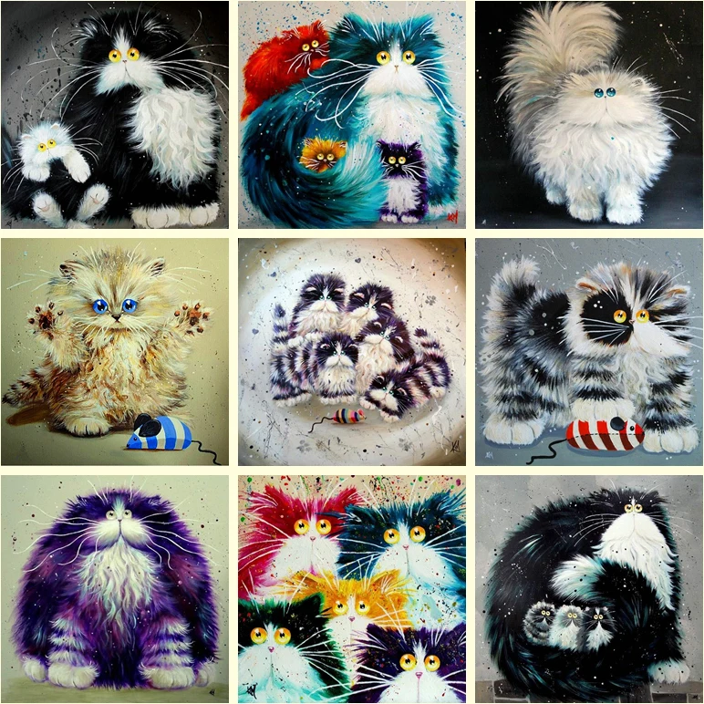 5d DIY Diamond Painting Big Eyed Funny Cats of the artist picture Cross Stitch full diamond mosaic rhinestone 3D embroidery Gift
5d DIY Diamond Painting Big Eyed Funny Cats of the artist picture Cross Stitch full diamond mosaic rhinestone 3D embroidery Gift
