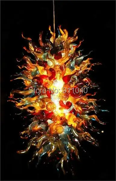 Vintage Colorful Led Bulbs Murano Glass Handblowing Chandelier Lighting- 48inches
Vintage Colorful Led Bulbs Murano Glass Handblowing Chandelier Lighting- 48inches