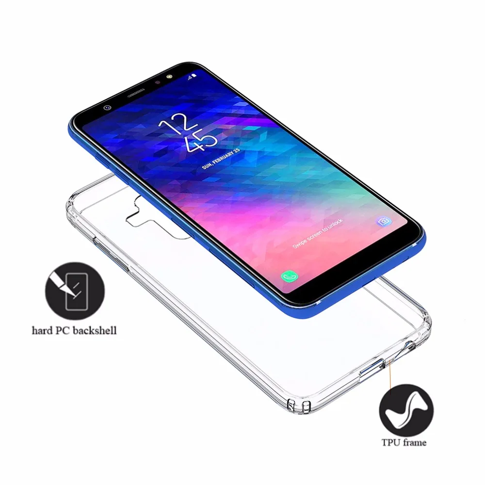 for Samsung Galaxy A6 Plus 2018 Case A 6 Shock-resistant Case Cover Crystal Transparent Hard back Phone Cover Clear Case A6 2018
for Samsung Galaxy A6 Plus 2018 Case A 6 Shock-resistant Case Cover Crystal Transparent Hard back Phone Cover Clear Case A6 2018