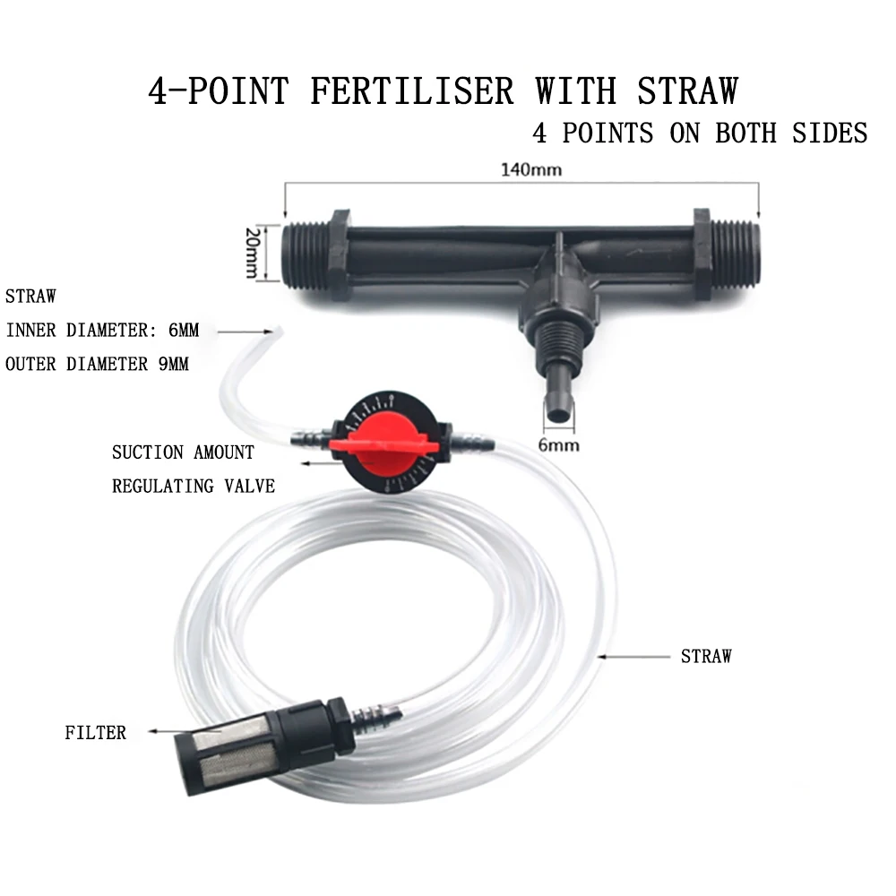Garden and Drip Irrigation Suction Tube Assembly Used For Fertilize Injector 1/2" IT205
Garden and Drip Irrigation Suction Tube Assembly Used For Fertilize Injector 1/2" IT205