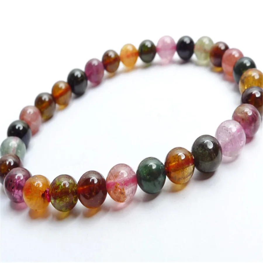 6mm Genuine Natural Coloful Tourmaline Crystal Round Beads Bracelet For Women Femme Charm Stretch Bracelet Drop Shipping
6mm Genuine Natural Coloful Tourmaline Crystal Round Beads Bracelet For Women Femme Charm Stretch Bracelet Drop Shipping