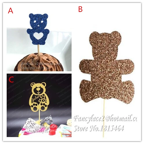 30pcs Glitter Bear Cupcake Toppers Picks Birthday Party Decoration Kids Baby Shower Baptism Favors Cake Decorating
30pcs Glitter Bear Cupcake Toppers Picks Birthday Party Decoration Kids Baby Shower Baptism Favors Cake Decorating