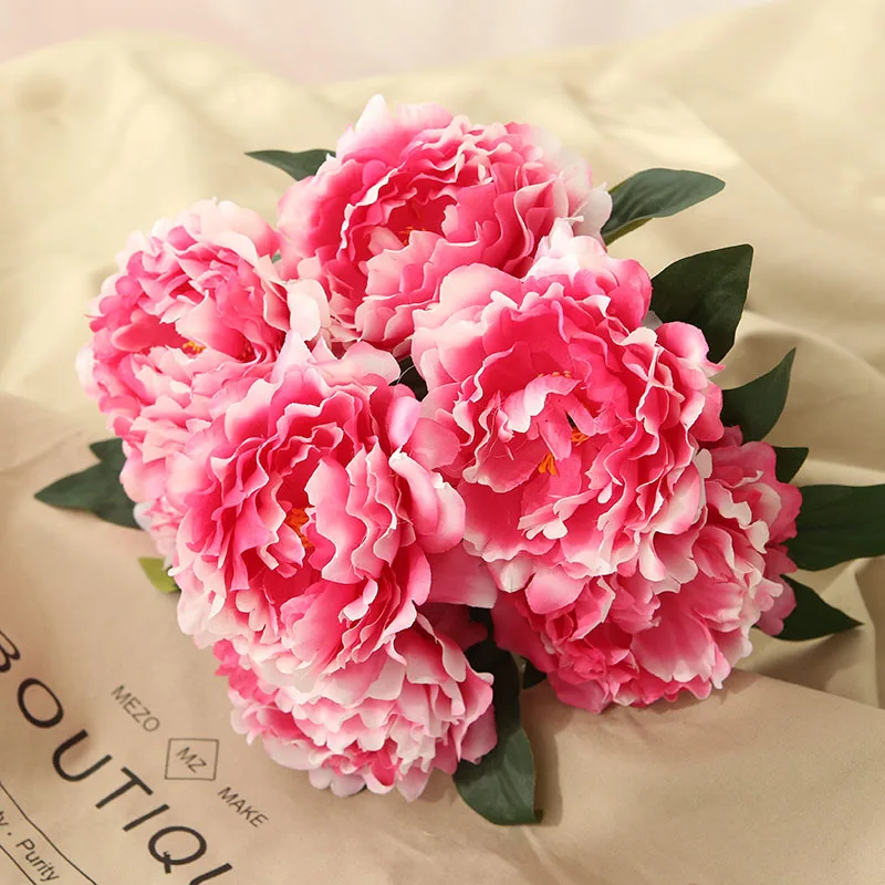 Artificial Large Peony Flowers 7 Heads Silk Chinese Peony Flower Wedding Christmas Decor Artificial Peonies Flowers Fake Flowers
Artificial Large Peony Flowers 7 Heads Silk Chinese Peony Flower Wedding Christmas Decor Artificial Peonies Flowers Fake Flowers