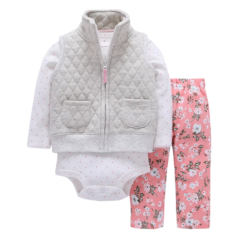 Baby Girl Clothing Set Vest Romper Pant 3PCS Set Spring Autumn Baby Girl Clothes set
Baby Girl Clothing Set Vest Romper Pant 3PCS Set Spring Autumn Baby Girl Clothes set