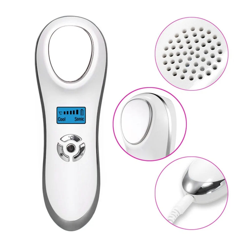 Ultrasonic Hot Cold Firming Face Massager Handheld Rechargeable Electric Skin Firming Wrinkle Acne Removal Skin Care Tools
Ultrasonic Hot Cold Firming Face Massager Handheld Rechargeable Electric Skin Firming Wrinkle Acne Removal Skin Care Tools