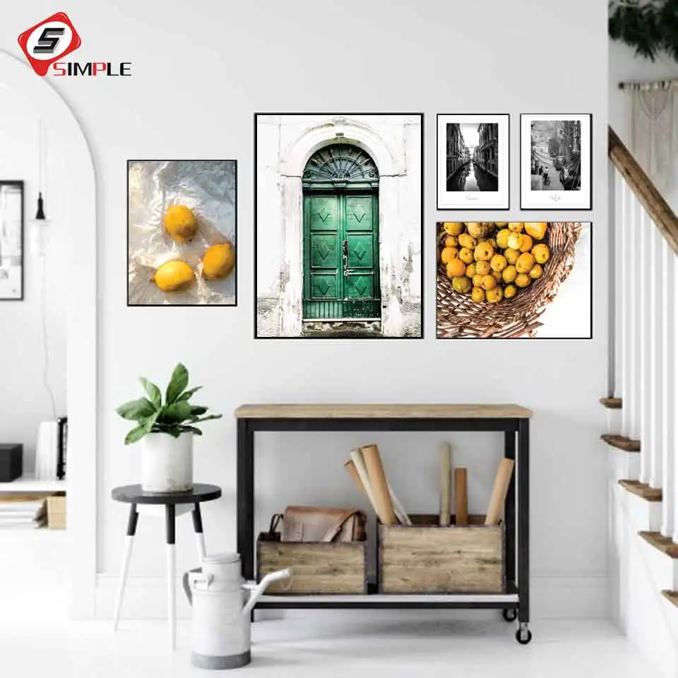 Green Door Lemon Modular Pictures Paintings For The Kitchen Canvas Painting Landscape Poster Wall Panels Living Room Decoration
Green Door Lemon Modular Pictures Paintings For The Kitchen Canvas Painting Landscape Poster Wall Panels Living Room Decoration