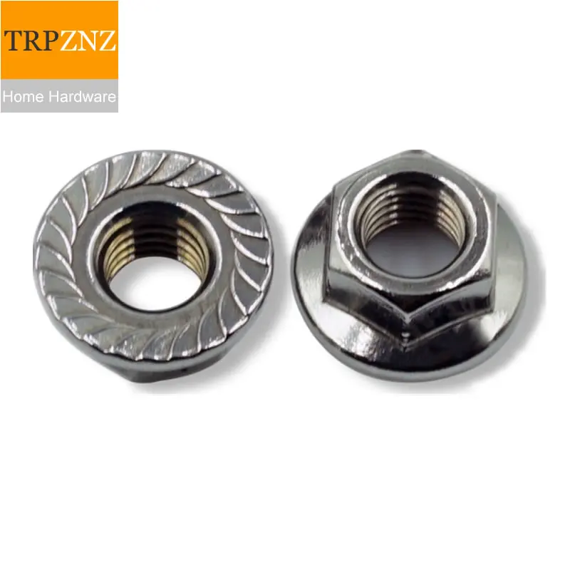 304 stainless steel Hexagon flange nut Non-slip Anti-loose High hardness Does not rust Not easy to corrode
304 stainless steel Hexagon flange nut Non-slip Anti-loose High hardness Does not rust Not easy to corrode