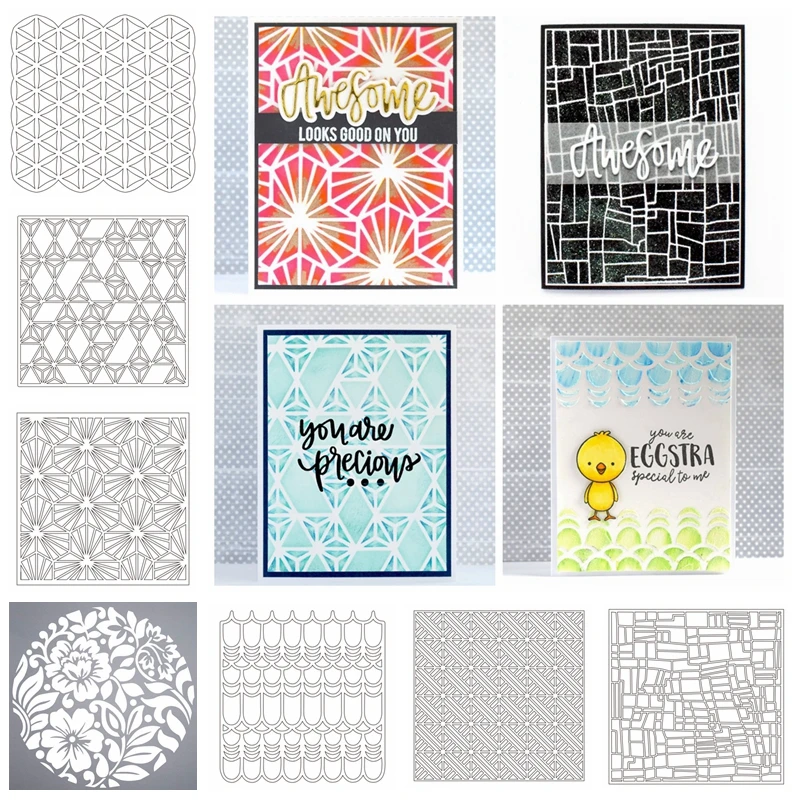 Flower Block Grid Plastic Stencil For DIY Scrapbooking Decorative Embossing DIY Paper Card Craft Plastic Templates Drawing Sheet
Flower Block Grid Plastic Stencil For DIY Scrapbooking Decorative Embossing DIY Paper Card Craft Plastic Templates Drawing Sheet