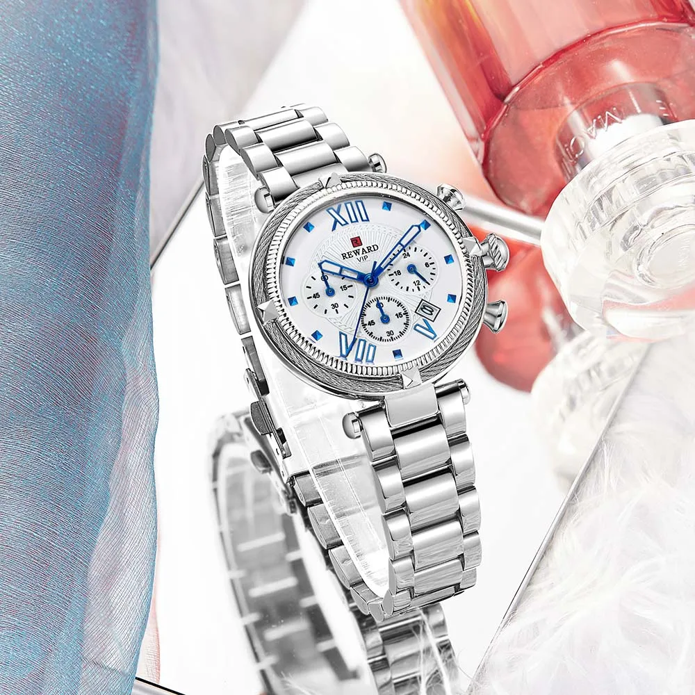 Relogio Feminino Silver Analog Quartz Wrist Watch for Women Fashion Luxury Brand relogio 2019 de luxo Multi-Functional Clock Top
Relogio Feminino Silver Analog Quartz Wrist Watch for Women Fashion Luxury Brand relogio 2019 de luxo Multi-Functional Clock Top