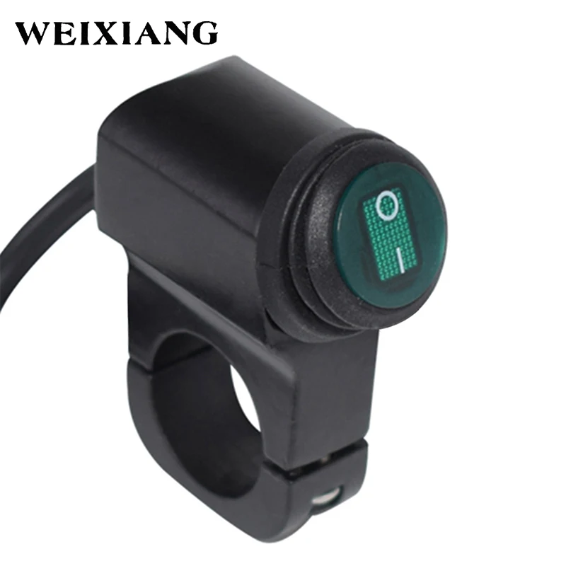 Водонепроницаемый руль для мотоцикла, 12 В, 7/8 дюйма, 22 мм, переключатели, передняя фара, стоп-сигнал, противотуманные фары, переключатель ВКЛ./...