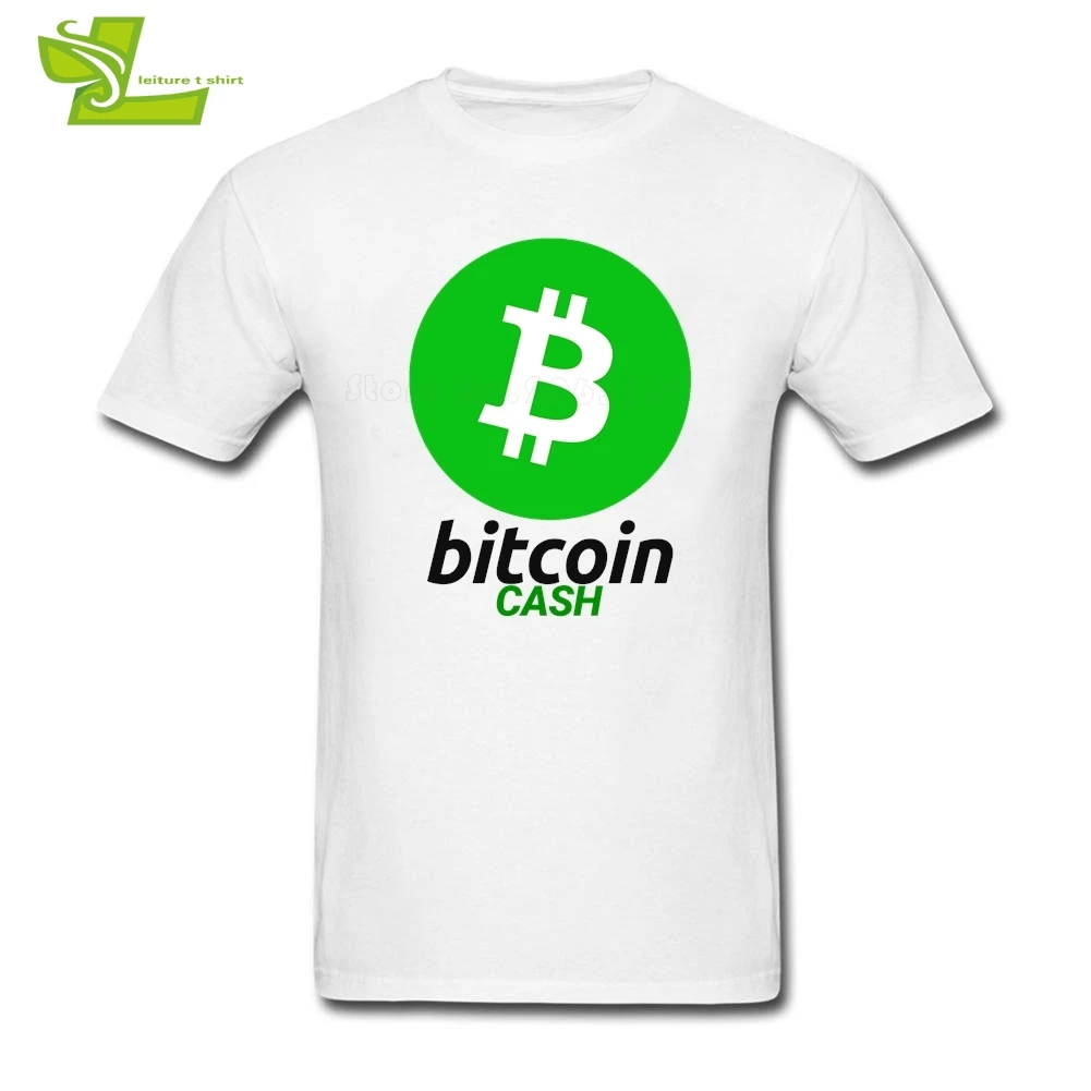 Биткойн кэш Футболка мужская летняя Клубная футболка с круглым вырезом Мужская