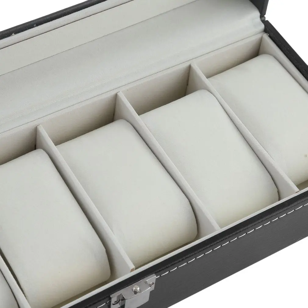Fashion 6 Grid Casket Watch Winder Boxes PU Leather Storage Watch Case Classical Gift Jewelry Display Holder
Fashion 6 Grid Casket Watch Winder Boxes PU Leather Storage Watch Case Classical Gift Jewelry Display Holder