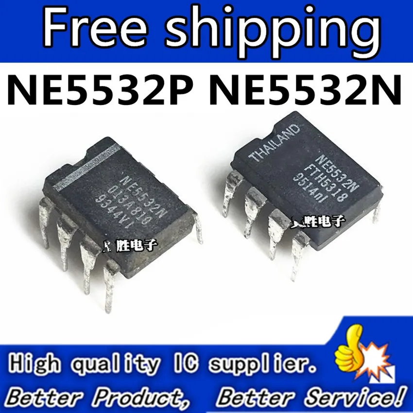 20PCS NE5532 NE5532N NE5532P DIP-8 Dual Opampm ic NE5532AN DIP