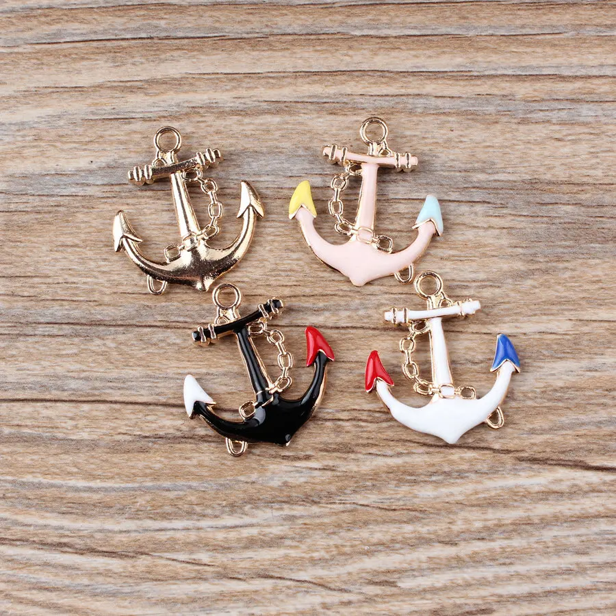 40pcs 4 color 24*29mm diy jewelry accessories enamel alloy gold-color big viking anchor charms pendant for bracelet CH0089
40pcs 4 color 24*29mm diy jewelry accessories enamel alloy gold-color big viking anchor charms pendant for bracelet CH0089