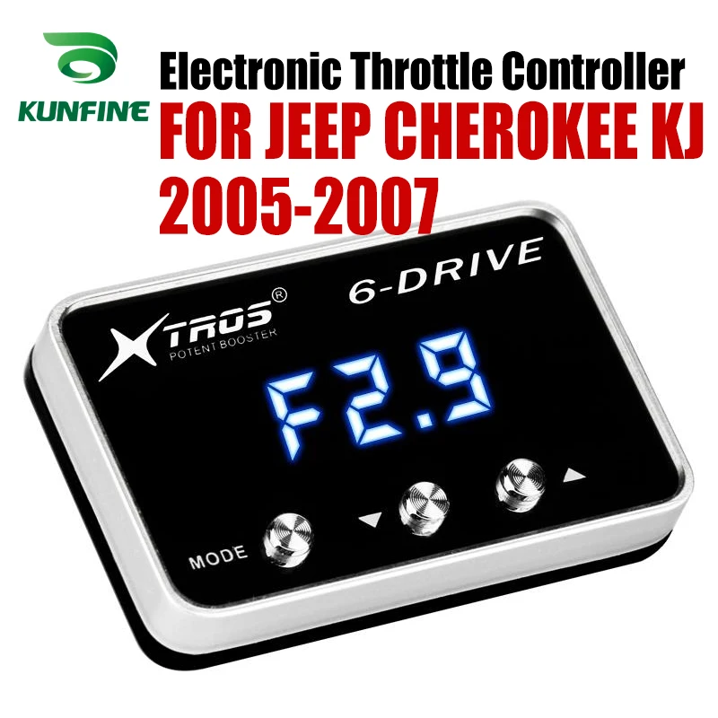 

Автомобильный Электронный регулятор дроссельной заслонки, усилитель скорости акселератора для JEEP CHEROKEE KJ 2005-2007, аксессуары для тюнинга дета...