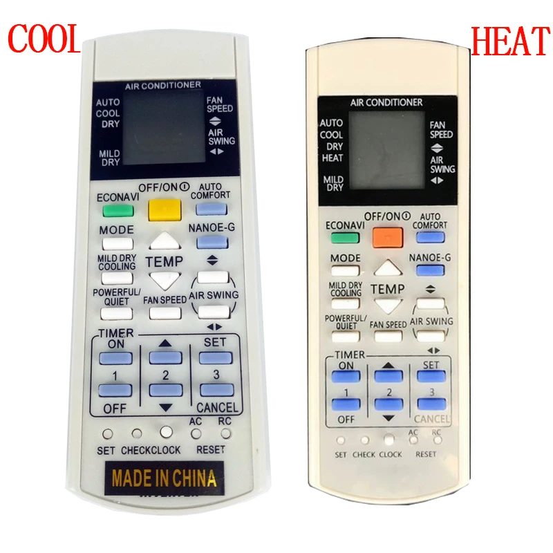 Сменный пульт дистанционного управления для кондиционера PANASONIC A75C3300, AC A/C A75C3208 A75C3706 A75C3708 HEAT COOL
Сменный пульт дистанционного управления для кондиционера PANASONIC A75C3300, AC A/C A75C3208 A75C3706 A75C3708 HEAT COOL
