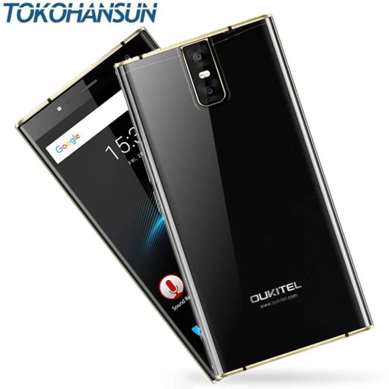 Половины завернутый чехол для Oukitel K3 5 "телефон силикона случаях ТПУ Мягкий 2