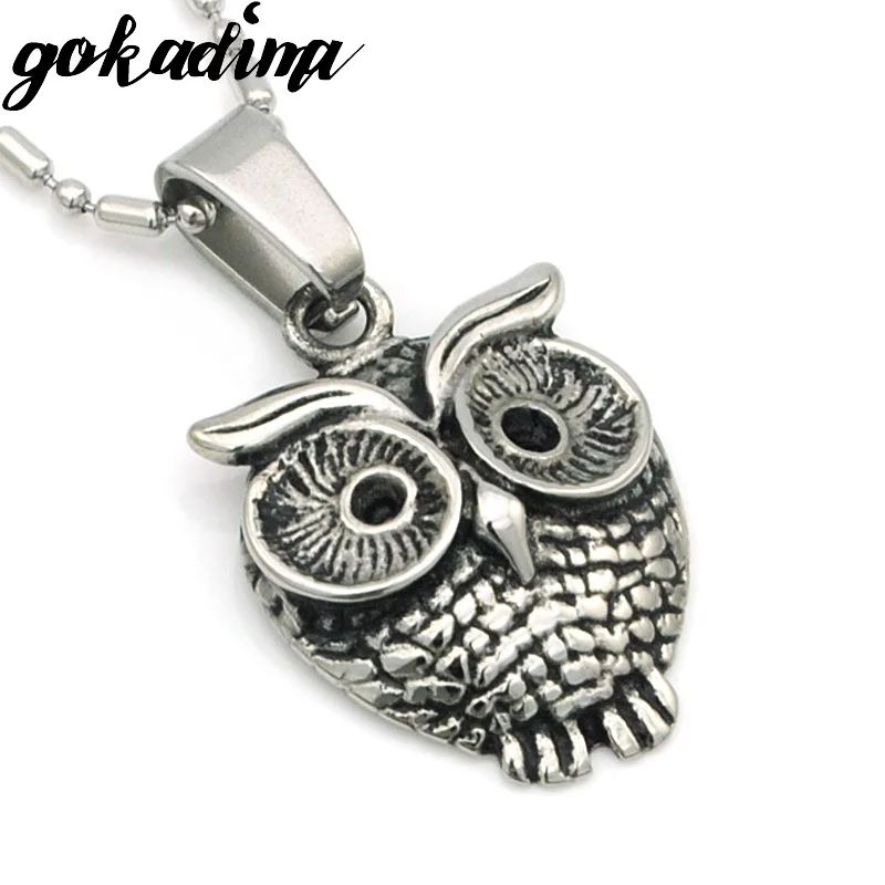 GOKADIMA new arrivals, Stainless steel Owl Pendant Necklace, Fashion Womens Jewellery Party Gift WP012
GOKADIMA new arrivals, Stainless steel Owl Pendant Necklace, Fashion Womens Jewellery Party Gift WP012