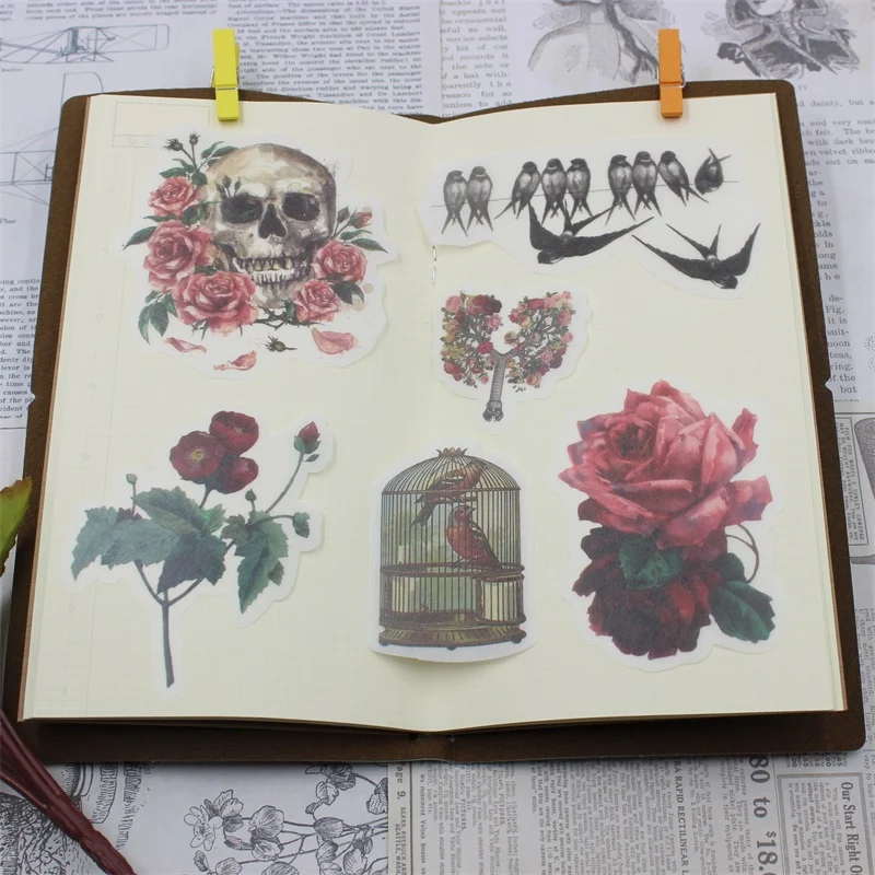 KSCRAFT 60pcs Vintage Designs Vellum Stickers for Scrapbooking Happy Planner/Card Making/Journaling Project
KSCRAFT 60pcs Vintage Designs Vellum Stickers for Scrapbooking Happy Planner/Card Making/Journaling Project