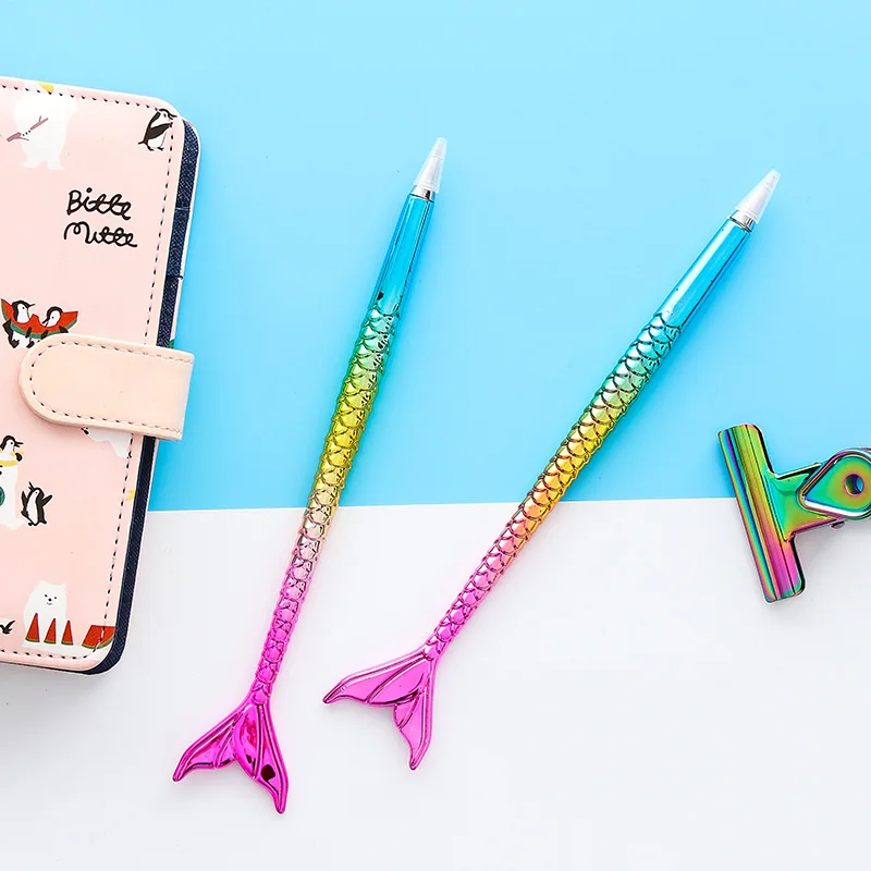 30 pcs/lot Colorful Mermaid ballpoint pen Cute blue roller ball pen Creative Stationery gift office school supplies
30 pcs/lot Colorful Mermaid ballpoint pen Cute blue roller ball pen Creative Stationery gift office school supplies