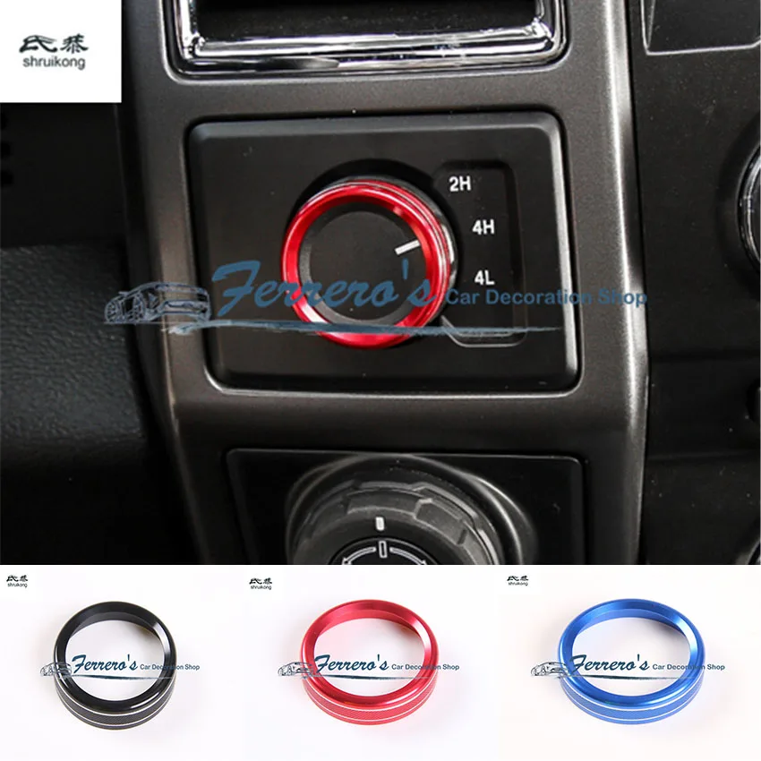 Free shipping 1pc Car stickers Four-Wheel Drive Switch Decorative Ring cover Aluminum alloy For 2015-2016 ford F150
Free shipping 1pc Car stickers Four-Wheel Drive Switch Decorative Ring cover Aluminum alloy For 2015-2016 ford F150
