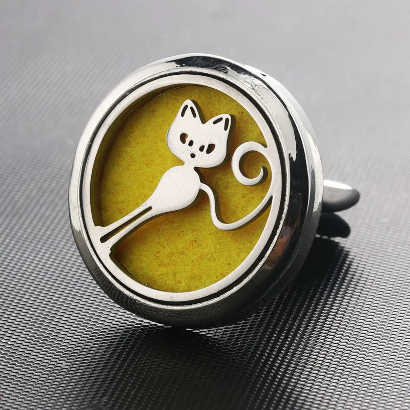 Cat Aromatherapy Diffuser Essential Oil Car Stainless Steel Scent Locket Perfume Air Freshener Aromatherapy Necklace 040114
Cat Aromatherapy Diffuser Essential Oil Car Stainless Steel Scent Locket Perfume Air Freshener Aromatherapy Necklace 040114