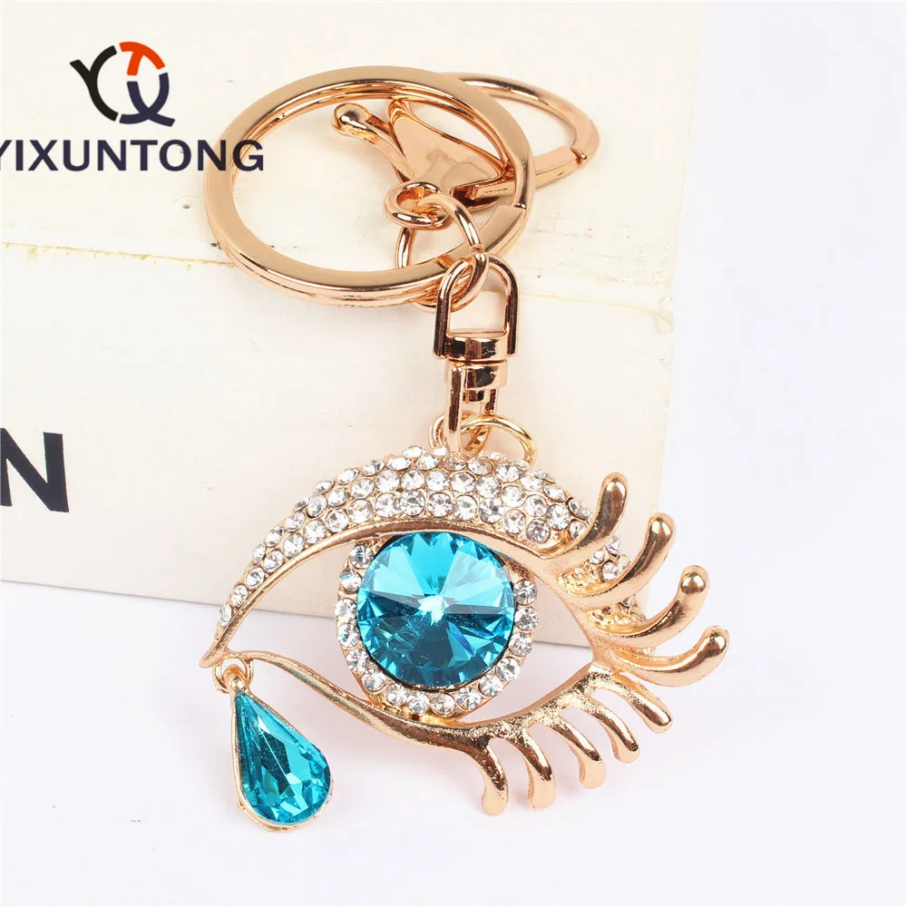 Light Blue Eye Tears Pendant Charm Rhinestone Crystal Purse Bag Keyring Key Chain Wedding Party Lover Friend Carkey Gift
Light Blue Eye Tears Pendant Charm Rhinestone Crystal Purse Bag Keyring Key Chain Wedding Party Lover Friend Carkey Gift