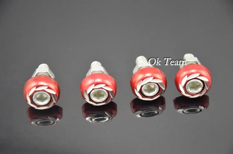Universal 4pcs Thread License Plate Frame Bolts Screws For Car Truck red License plate screws
Universal 4pcs Thread License Plate Frame Bolts Screws For Car Truck red License plate screws