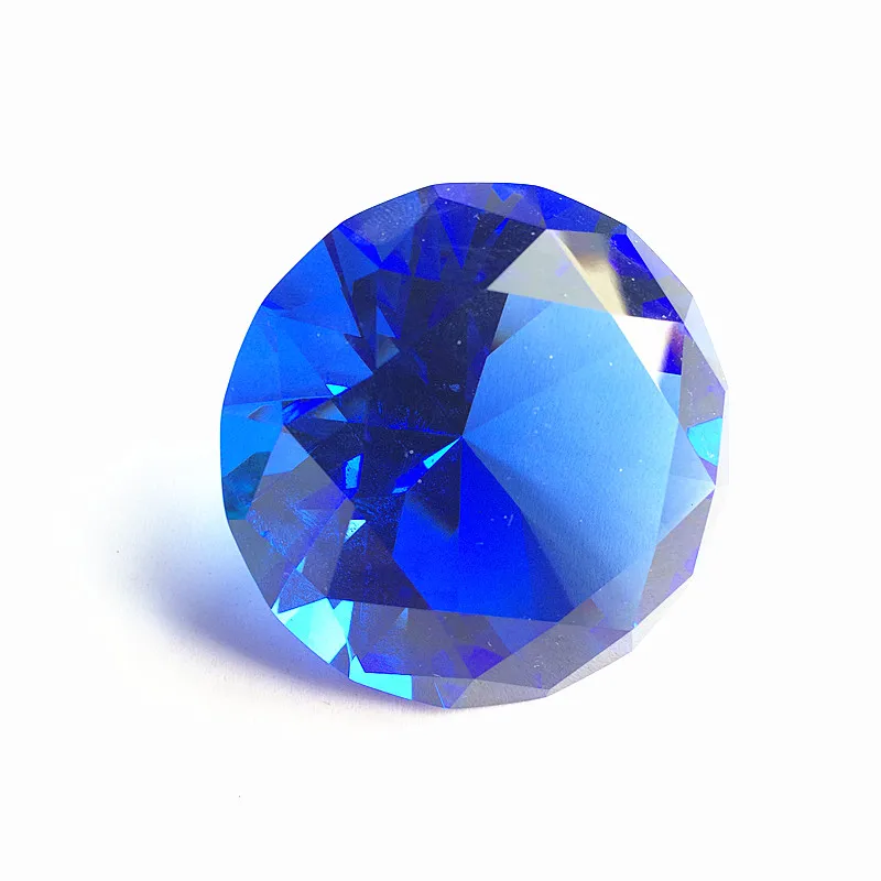 100mm Blue Paperweight Fengshui for Home Decor Birthday Wedding Hight Quality Manual Crafts Quartz Crystal Glass Diamond
100mm Blue Paperweight Fengshui for Home Decor Birthday Wedding Hight Quality Manual Crafts Quartz Crystal Glass Diamond