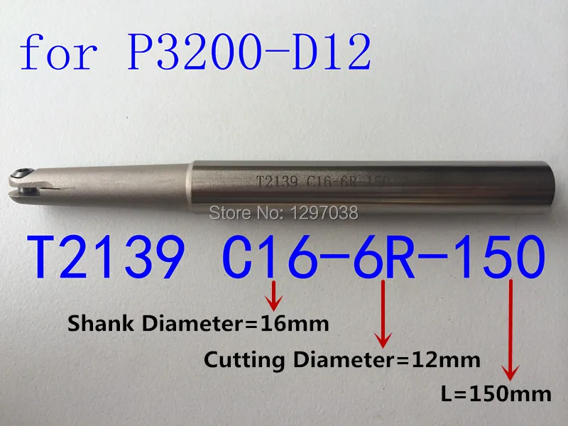 T2139 C16-6R-150 Insertable Ball End fine Milling Cutter Tools,CNC Lathe Machine Turning Tools,FOR P3200-D12 InsertS
T2139 C16-6R-150 Insertable Ball End fine Milling Cutter Tools,CNC Lathe Machine Turning Tools,FOR P3200-D12 InsertS