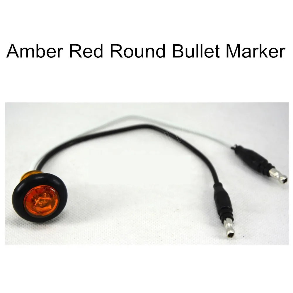 20 pcs 2.5 inch 12V Round Truck Marker fit for Boat Tailer Lorry Light Amber LED Bullet high quality red yellow colors
20 pcs 2.5 inch 12V Round Truck Marker fit for Boat Tailer Lorry Light Amber LED Bullet high quality red yellow colors