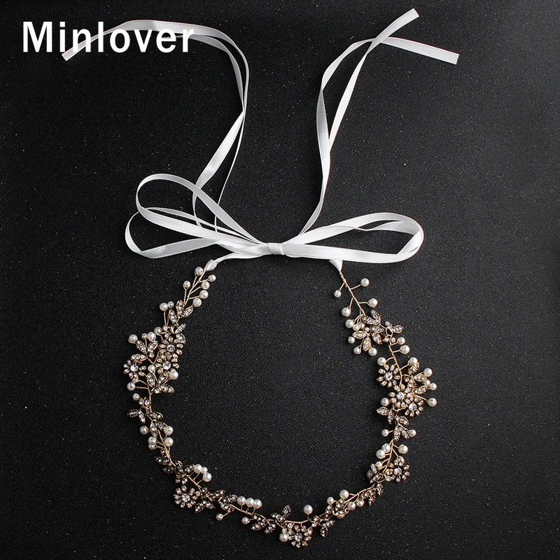 Minlover Flower Crystal Bride Handmade Headbands with Pearl for Women Princess Hairwear Wedding Hair Accessories Jewelry MTS082
Minlover Flower Crystal Bride Handmade Headbands with Pearl for Women Princess Hairwear Wedding Hair Accessories Jewelry MTS082